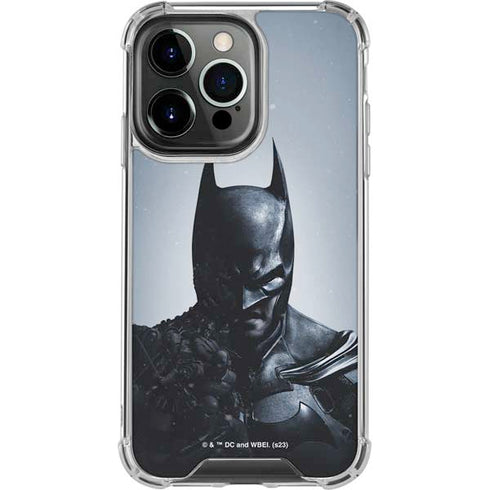 DC Comics Arkham Origins Batman iPhone 14 Pro Clear Case